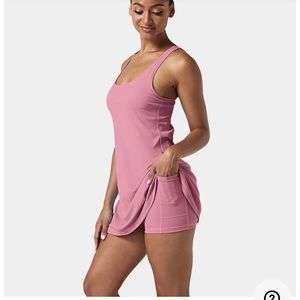Athleisure Cross-Back Dress